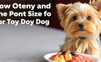 How Often and the Portion Size for Toy Dog Yorkie