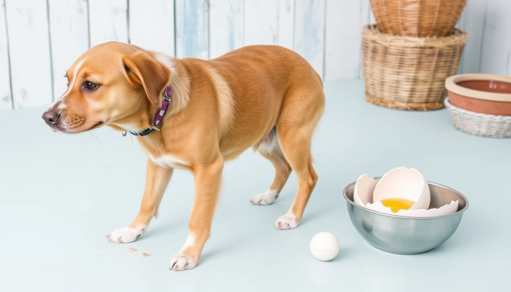 How to add the egg shell to your dog's diet.