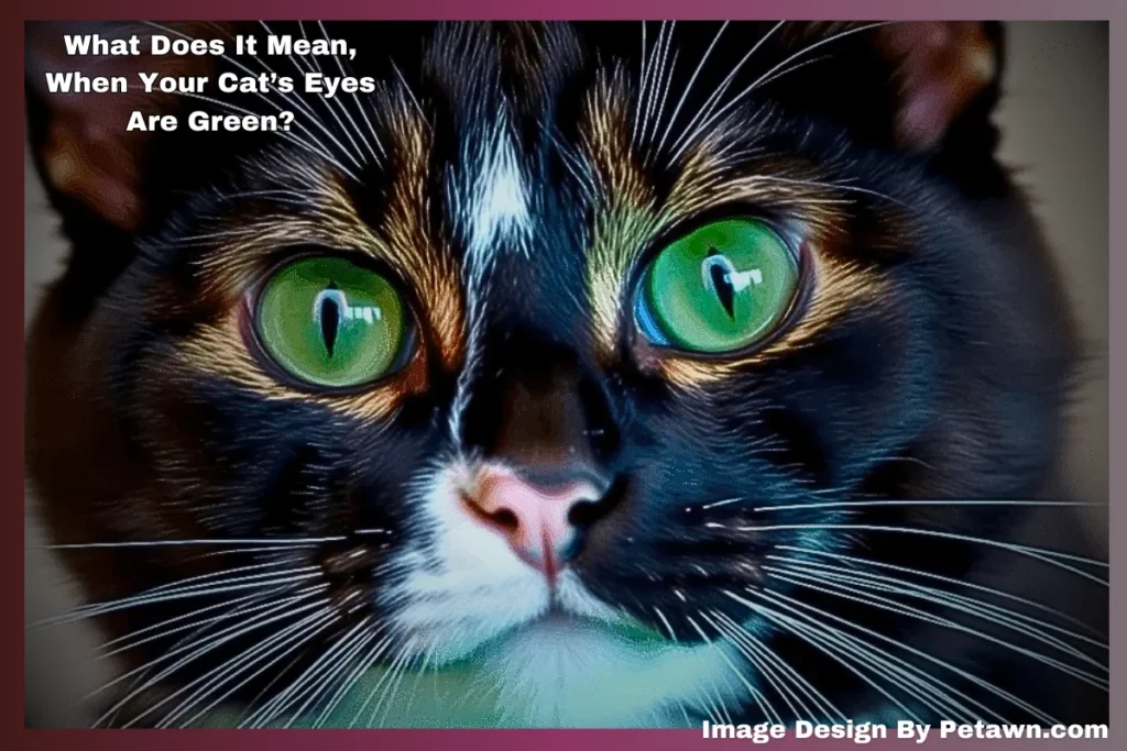 A cat with green eyes beside a quote reflecting on the beauty and wonder of children's eyes.